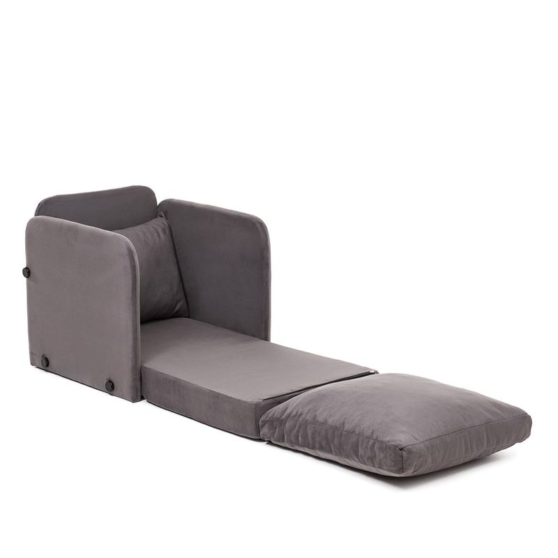 Casa si Gradina - Mobilier - Canapele si coltare - Canapele - Canapea extensibila, Atelier Del Sofa, textil, gri, 68x70x66 cm - Infinity.ro