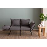 Casa si Gradina - Mobilier - Canapele si coltare - Canapele - Canapea extensibila, Atelier Del Sofa, metal si poliester, gri, 150x78x60 cm - Infinity.ro