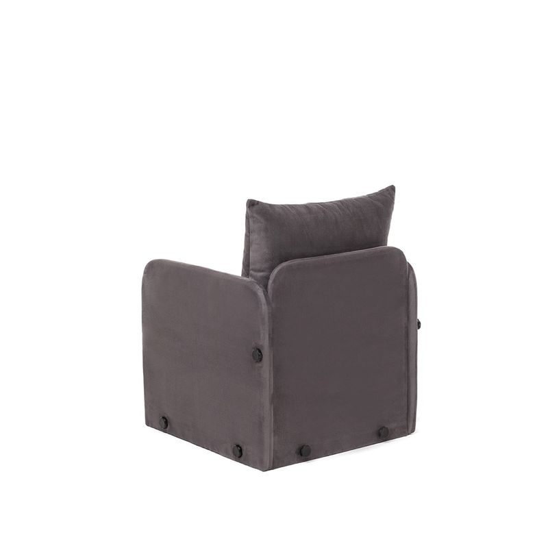Casa si Gradina - Mobilier - Canapele si coltare - Canapele - Canapea extensibila, Atelier Del Sofa, textil, gri, 68x70x66 cm - Infinity.ro
