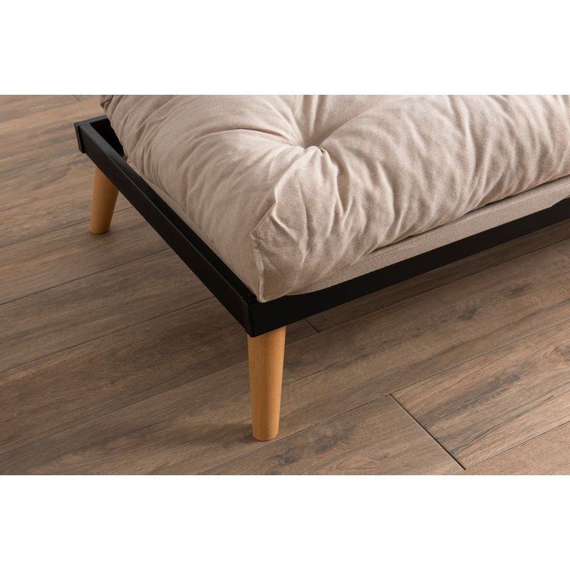 Casa si Gradina - Mobilier - Canapele si coltare - Canapele - Canapea extensibila 3 locuri, Atelier Del Sofa, structura metal, stofa in, crem, 185x92x82 cm - Infinity.ro