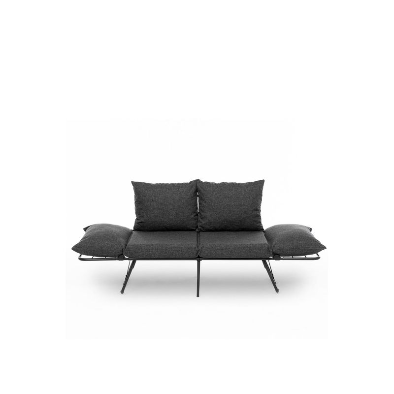 Casa si Gradina - Mobilier - Canapele si coltare - Canapele - Canapea extensibila, Atelier Del Sofa, in, gri inchis, 150x78x60 cm - Infinity.ro