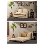 Casa si Gradina - Mobilier - Canapele si coltare - Canapele - Canapea extensibila, Atelier Del Sofa, textil, crem, 128x70x66 cm - Infinity.ro