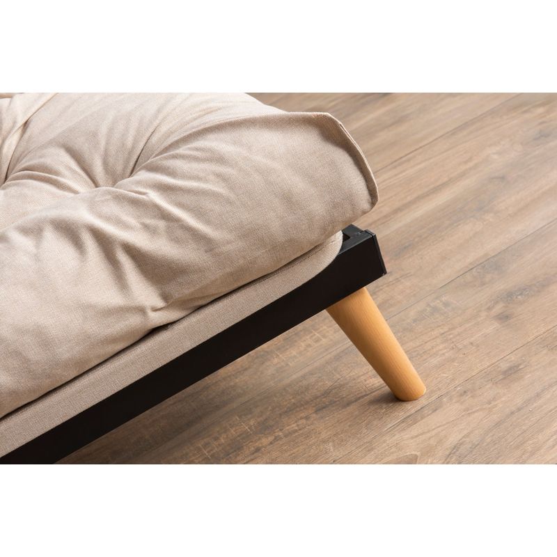 Casa si Gradina - Mobilier - Canapele si coltare - Canapele - Canapea extensibila 3 locuri, Atelier Del Sofa, structura metal, stofa in, crem, 185x92x82 cm - Infinity.ro