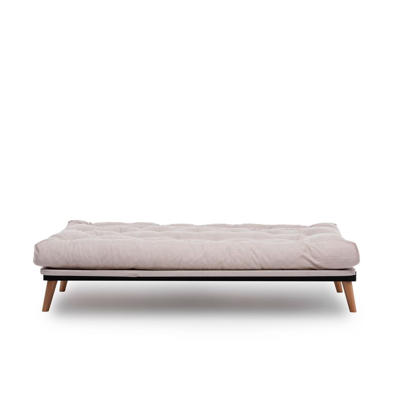 Casa si Gradina - Mobilier - Canapele si coltare - Canapele - Canapea extensibila 3 locuri, Atelier Del Sofa, structura metal, stofa in, crem, 185x92x82 cm - Infinity.ro