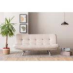 Casa si Gradina - Mobilier - Canapele si coltare - Canapele - Canapea extensibila, Atelier Del Sofa, textil in, crem, 175x52x40 cm - Infinity.ro