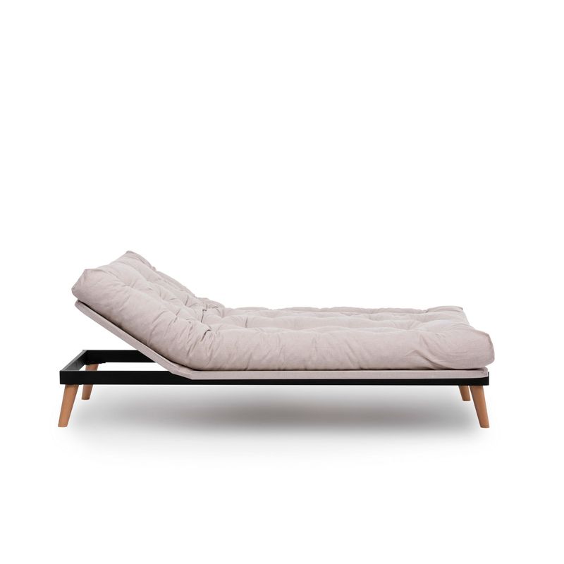 Casa si Gradina - Mobilier - Canapele si coltare - Canapele - Canapea extensibila 3 locuri, Atelier Del Sofa, structura metal, stofa in, crem, 185x92x82 cm - Infinity.ro