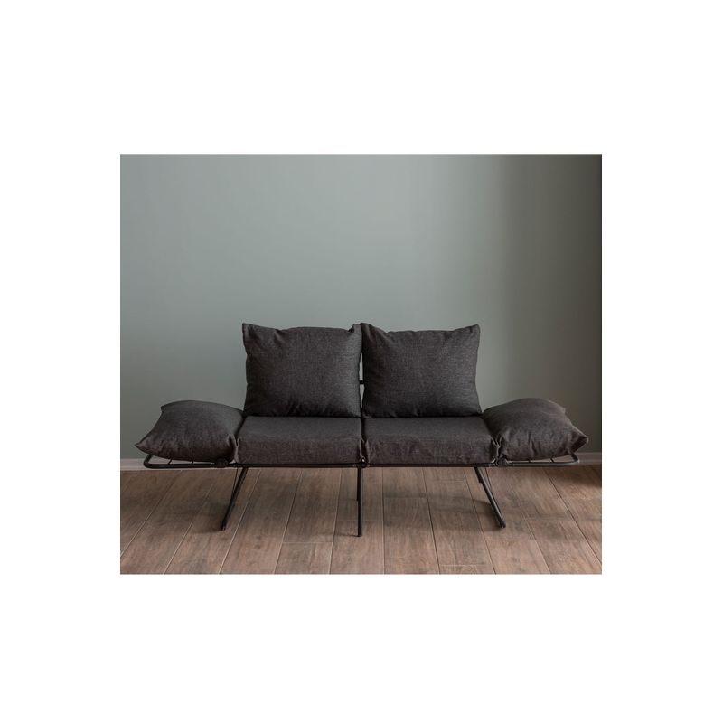 Casa si Gradina - Mobilier - Canapele si coltare - Canapele - Canapea extensibila, Atelier Del Sofa, in, gri inchis, 150x78x60 cm - Infinity.ro