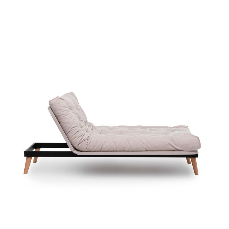 Casa si Gradina - Mobilier - Canapele si coltare - Canapele - Canapea extensibila 3 locuri, Atelier Del Sofa, structura metal, stofa in, crem, 185x92x82 cm - Infinity.ro