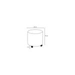 Casa si Gradina - Mobilier - Scaune si fotolii - Tabureti - Taburet, Atelier Del Sofa, lemn, crem, 40x40x40 cm, 825BLC2405 - Infinity.ro