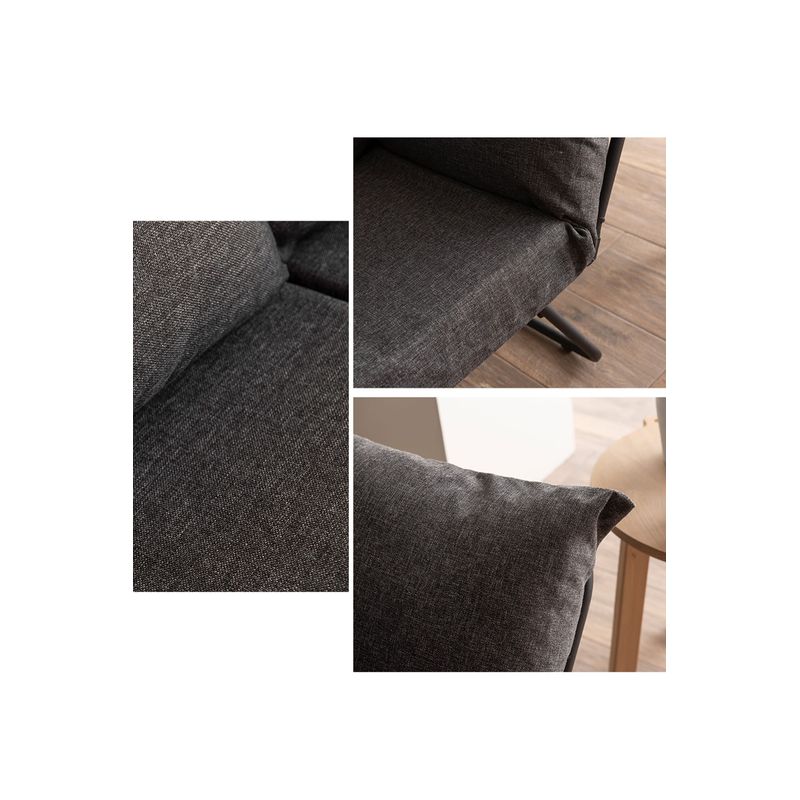 Casa si Gradina - Mobilier - Canapele si coltare - Canapele - Canapea extensibila, Atelier Del Sofa, in, gri inchis, 150x78x60 cm - Infinity.ro