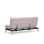 Casa si Gradina - Mobilier - Canapele si coltare - Canapele - Canapea extensibila 3 locuri, Atelier Del Sofa, structura metal, stofa in, crem, 185x92x82 cm - Infinity.ro