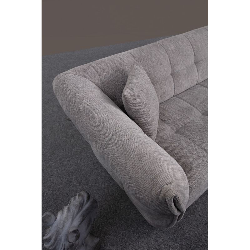 Casa si Gradina - Mobilier - Canapele si coltare - Coltare - Coltar, Atelier Del Sofa, lemn fag si pal, gri deschis, 290x165x105 cm - Infinity.ro
