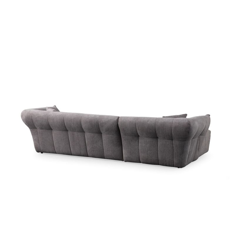 Casa si Gradina - Mobilier - Canapele si coltare - Coltare - Coltar, Atelier Del Sofa, lemn fag si pal, gri deschis, 290x165x105 cm - Infinity.ro