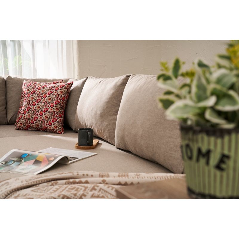 Casa si Gradina - Mobilier - Canapele si coltare - Coltare - Coltar extensibil, Atelier Del Sofa, lemn si pal, bej, 280x210x83 cm - Infinity.ro