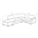 Casa si Gradina - Mobilier - Canapele si coltare - Coltare - Coltar extensibil, Atelier Del Sofa, lemn si pal, bej, 280x210x83 cm - Infinity.ro