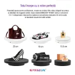 TV, Audio-Video si Foto - Aparate foto si accesorii - Accesorii foto si video - Alte accesorii foto & video - Masa Rotativa 360 electronica Foto si Video, EMESZON® RT3601, Oglinda, Stand Rotativ 3 in 1, Prezentare produse, Negru - Infinity.ro