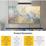 Casa si Gradina - Corpuri si surse de iluminat - Plafoniere, aplice si spoturi - Aplica led de perete 61 cm, 20w, alb natural 4000k, IP44, gri inchis, aluminiu, iluminat interior, montaj usor, 220V - Infinity.ro