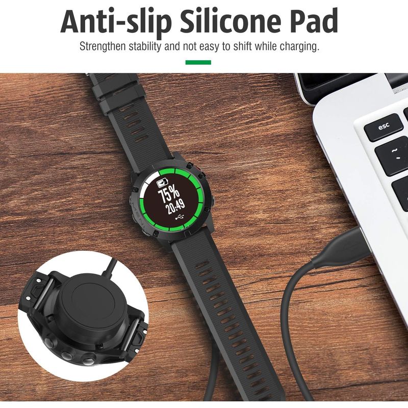 Laptop, Telefoane si Tablete - Wearables si gadgeturi - Wearables - Smartwatch-uri - Statie de incarcare smartwatch, compatibil Garmin Fenix, Vivomove, Vivoactive, Vivosmart, Sport/Lux, Enduro, Quatix - Infinity.ro