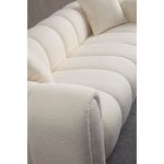 Casa si Gradina - Mobilier - Canapele si coltare - Canapele - Canapea 3 locuri, Atelier Del Sofa, lemn fag si pal, alb, 240x105x75 cm, 560ARE1544 - Infinity.ro