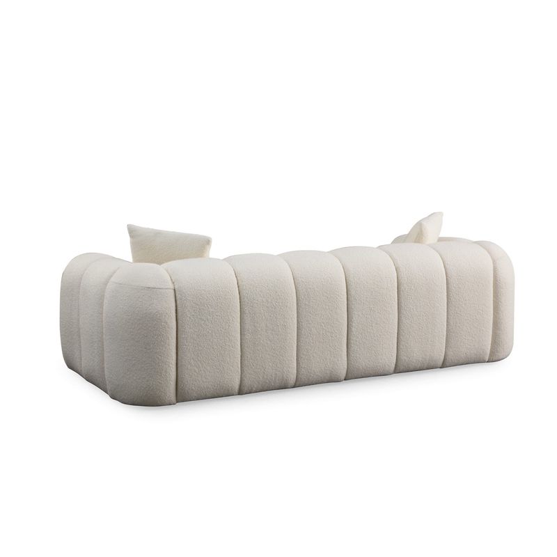 Casa si Gradina - Mobilier - Canapele si coltare - Canapele - Canapea 3 locuri, Atelier Del Sofa, lemn fag si pal, alb, 240x105x75 cm, 560ARE1544 - Infinity.ro