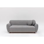 Casa si Gradina - Mobilier - Canapele si coltare - Canapele - Canapea 3 locuri, Atelier Del Sofa, lemn fag si pal, gri deschis, 223x83x86 cm - Infinity.ro