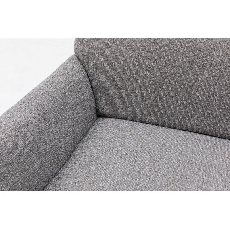 Casa si Gradina - Mobilier - Canapele si coltare - Canapele - Canapea 3 locuri, Atelier Del Sofa, lemn fag si pal, gri deschis, 223x83x86 cm - Infinity.ro