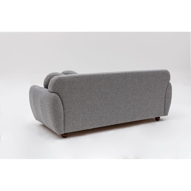 Casa si Gradina - Mobilier - Canapele si coltare - Canapele - Canapea 3 locuri, Atelier Del Sofa, lemn fag si pal, gri deschis, 223x83x86 cm - Infinity.ro