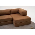 Casa si Gradina - Mobilier - Canapele si coltare - Coltare - Coltar, Atelier Del Sofa, tesatura chenille, maro, 290x75x95 cm - Infinity.ro