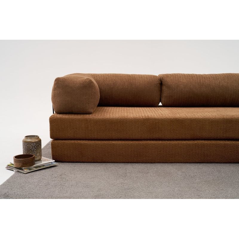 Casa si Gradina - Mobilier - Canapele si coltare - Coltare - Coltar, Atelier Del Sofa, tesatura chenille, maro, 290x75x95 cm - Infinity.ro