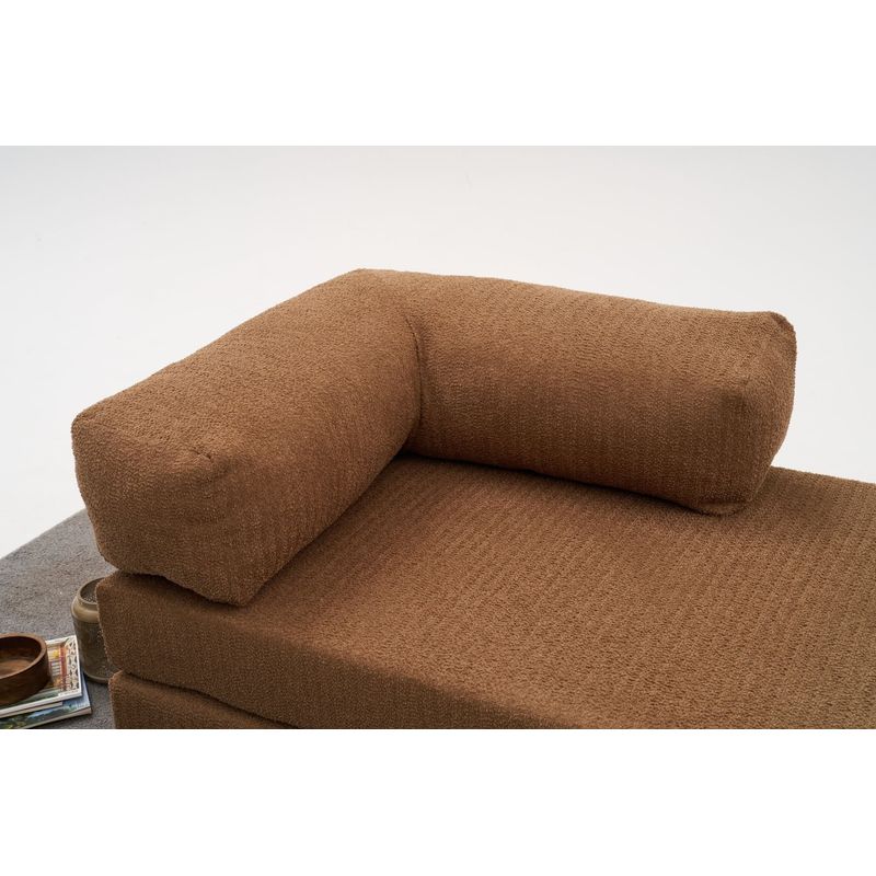 Casa si Gradina - Mobilier - Canapele si coltare - Coltare - Coltar, Atelier Del Sofa, tesatura chenille, maro, 290x75x95 cm - Infinity.ro