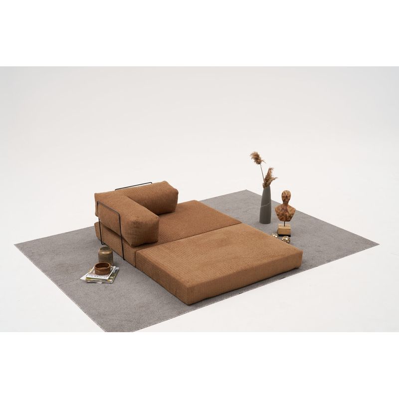 Casa si Gradina - Mobilier - Canapele si coltare - Coltare - Coltar, Atelier Del Sofa, tesatura chenille, maro, 290x75x95 cm - Infinity.ro
