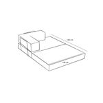 Casa si Gradina - Mobilier - Canapele si coltare - Coltare - Coltar, Atelier Del Sofa, tesatura chenille, maro, 290x75x95 cm - Infinity.ro