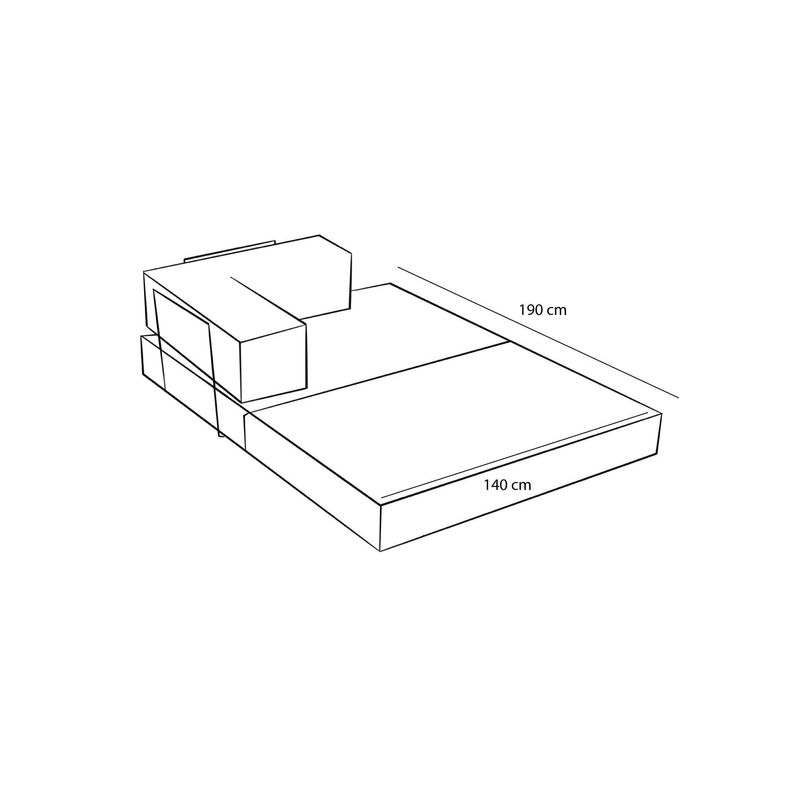 Casa si Gradina - Mobilier - Canapele si coltare - Coltare - Coltar, Atelier Del Sofa, tesatura chenille, maro, 290x75x95 cm - Infinity.ro