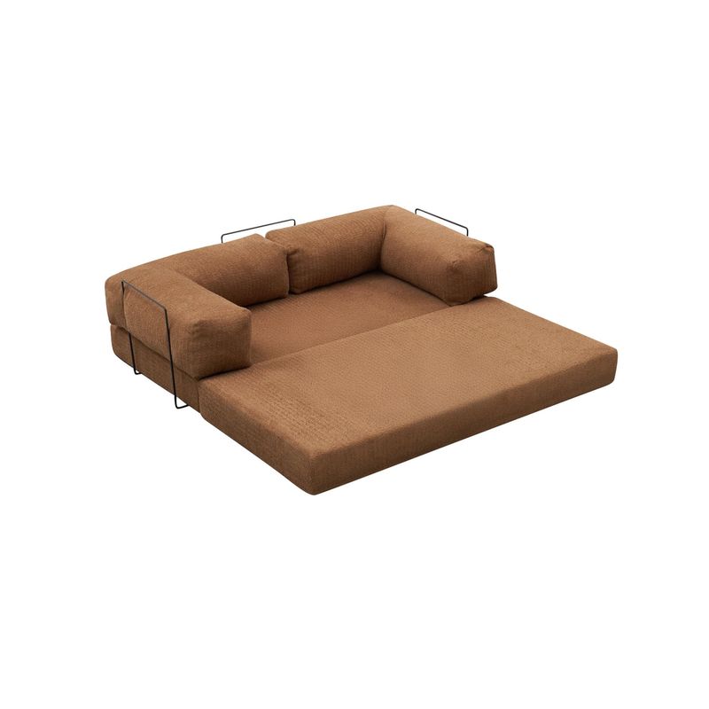 Casa si Gradina - Mobilier - Canapele si coltare - Coltare - Coltar, Atelier Del Sofa, tesatura chenille, maro, 290x75x95 cm - Infinity.ro