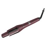 Ingrijire personala si Cosmetice - Aparate & accesorii ingrijire personala - Hair styling - Ondulatoare - Ondulator de par Tesla, 210 grade, Functie Ionica, display LED, Ceramic, Burgundy - Infinity.ro