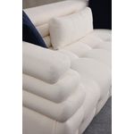 Casa si Gradina - Mobilier - Canapele si coltare - Canapele - Canapea 3 locuri, Atelier Del Sofa, lemn fag si pal, alb, 255x102x75 cm - Infinity.ro