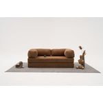 Casa si Gradina - Mobilier - Canapele si coltare - Canapele - Canapea 3 locuri, Atelier Del Sofa, 100% chenille, maro, 190x75x95 cm - Infinity.ro