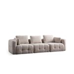 Casa si Gradina - Mobilier - Canapele si coltare - Canapele - Canapea 3 locuri, Atelier Del Sofa, lemn fag si pal, bej, 290x100x65 cm - Infinity.ro