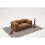 Casa si Gradina - Mobilier - Canapele si coltare - Canapele - Canapea 3 locuri, Atelier Del Sofa, 100% chenille, maro, 190x75x95 cm - Infinity.ro