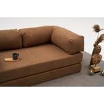 Casa si Gradina - Mobilier - Canapele si coltare - Canapele - Canapea 3 locuri, Atelier Del Sofa, 100% chenille, maro, 190x75x95 cm - Infinity.ro