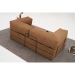Casa si Gradina - Mobilier - Canapele si coltare - Canapele - Canapea 3 locuri, Atelier Del Sofa, 100% chenille, maro, 190x75x95 cm - Infinity.ro