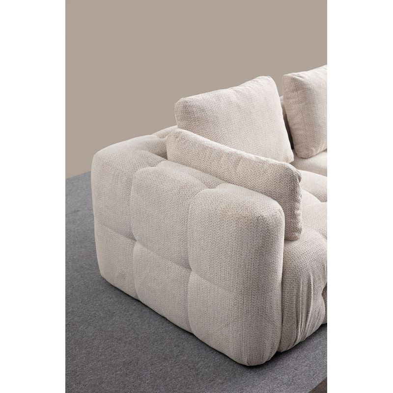 Casa si Gradina - Mobilier - Canapele si coltare - Canapele - Canapea 3 locuri, Atelier Del Sofa, lemn fag si pal, bej, 290x100x65 cm - Infinity.ro