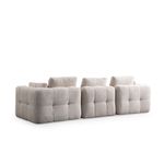 Casa si Gradina - Mobilier - Canapele si coltare - Canapele - Canapea 3 locuri, Atelier Del Sofa, lemn fag si pal, bej, 290x100x65 cm - Infinity.ro