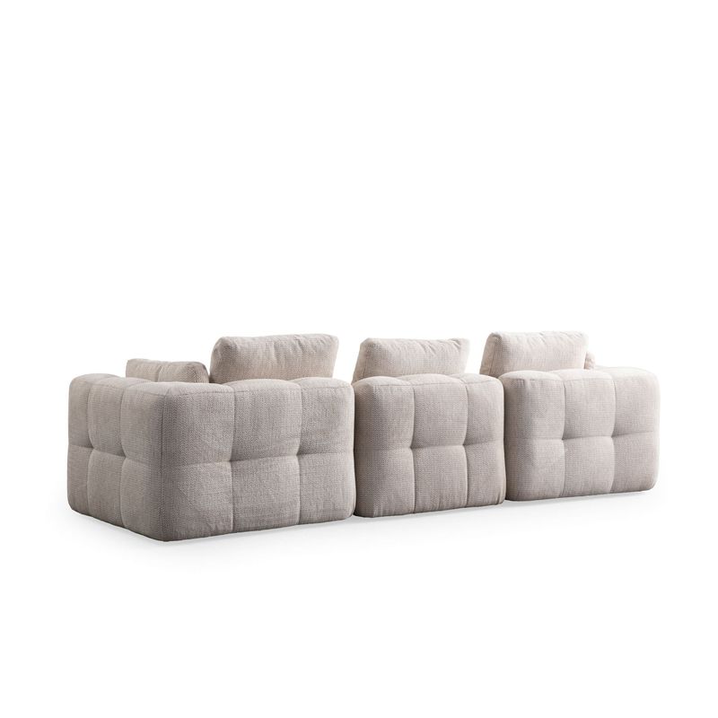 Casa si Gradina - Mobilier - Canapele si coltare - Canapele - Canapea 3 locuri, Atelier Del Sofa, lemn fag si pal, bej, 290x100x65 cm - Infinity.ro
