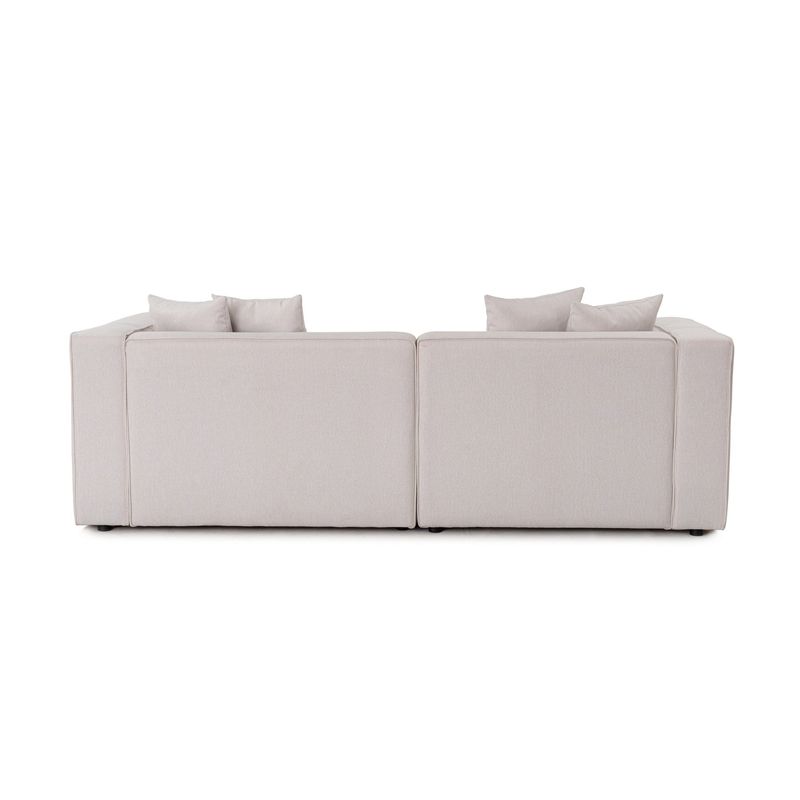 Casa si Gradina - Mobilier - Canapele si coltare - Coltare - Coltar, Atelier Del Sofa, tesatura cu textura moale, ecru, 230x180x69 cm - Infinity.ro
