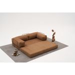 Casa si Gradina - Mobilier - Canapele si coltare - Canapele - Canapea 3 locuri, Atelier Del Sofa, 100% chenille, maro, 190x75x95 cm - Infinity.ro