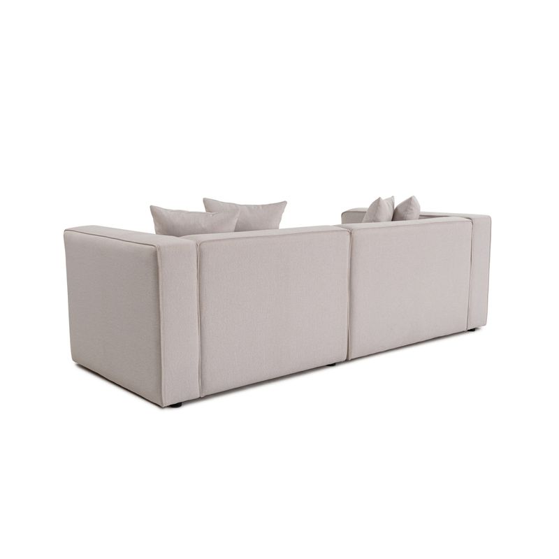 Casa si Gradina - Mobilier - Canapele si coltare - Coltare - Coltar, Atelier Del Sofa, tesatura cu textura moale, ecru, 230x180x69 cm - Infinity.ro