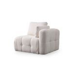 Casa si Gradina - Mobilier - Canapele si coltare - Canapele - Canapea 3 locuri, Atelier Del Sofa, lemn fag si pal, alb, 290x100x65 cm - Infinity.ro