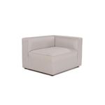 Casa si Gradina - Mobilier - Canapele si coltare - Coltare - Coltar, Atelier Del Sofa, tesatura cu textura moale, ecru, 230x180x69 cm - Infinity.ro