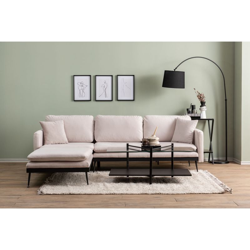 Casa si Gradina - Mobilier - Canapele si coltare - Coltare - Coltar, Atelier Del Sofa, metal, ecru, 245x180x85 cm - Infinity.ro